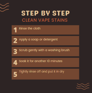 Does vape juice leave a stain